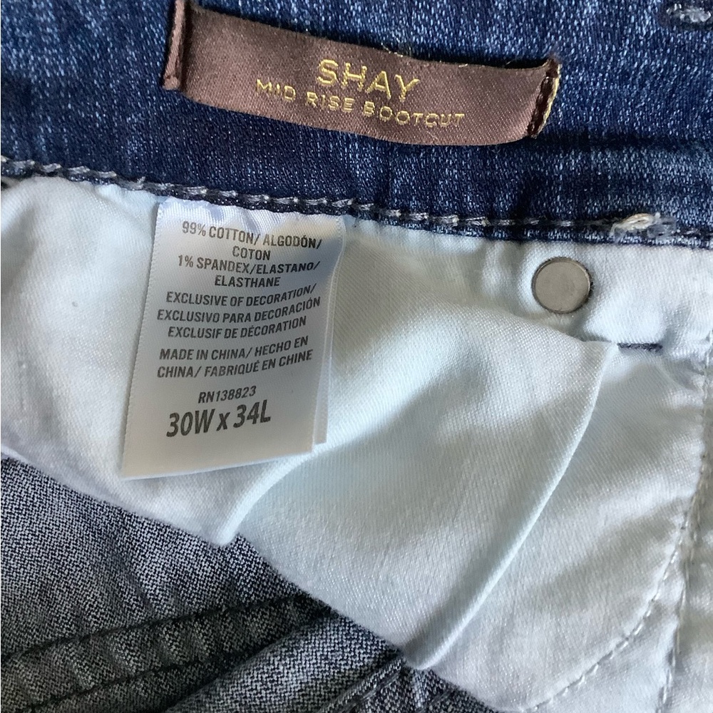 Shay Blue Boot Cut Jeans - Picture 9 of 9
